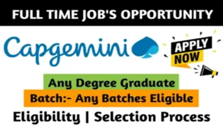 Capgemini On Campus Drive 2025