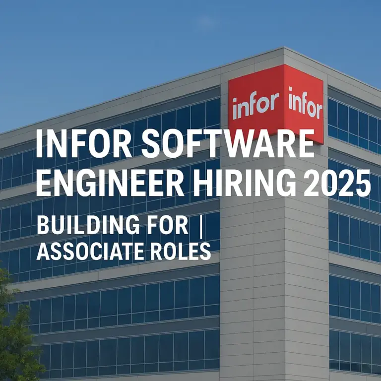 Infor Software Engineer Hiring 2025 – Don’t Miss This Off Campus Career Breakthrough!